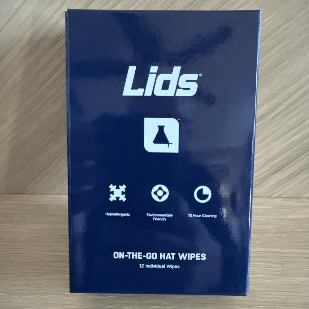 12 Individual Lids®‎ HAT WIPE ON-THE-GO HAT WIPES